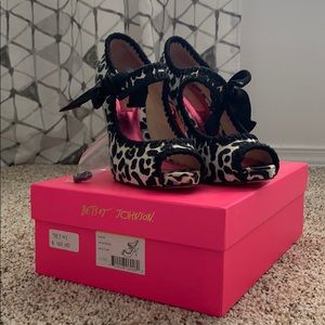 Betsey Johnson Leopard Heels